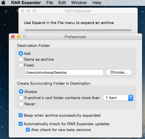 rar tool for mac